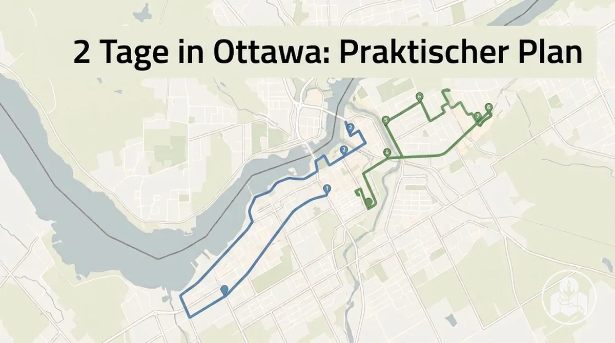 Zweitägiger Ottawa-Plan mit täglichen Sightseeing-Routen